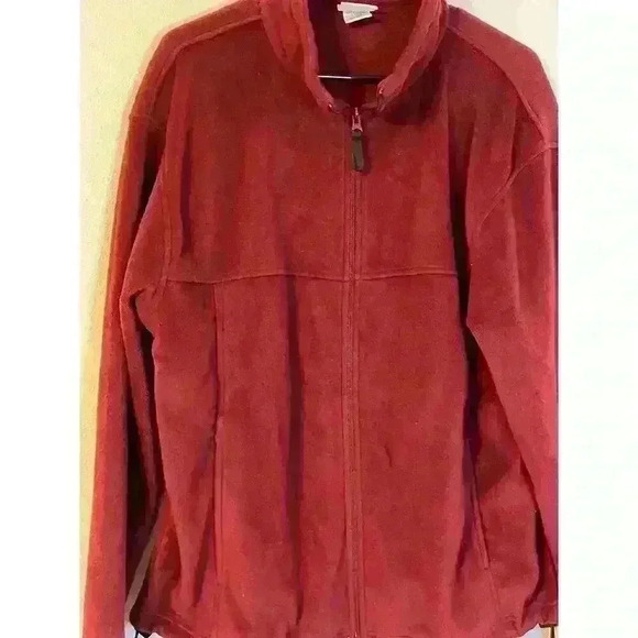 Bass Pro Shop Womens Large Maroon Zip Up Jacket - Picture 2 of 5